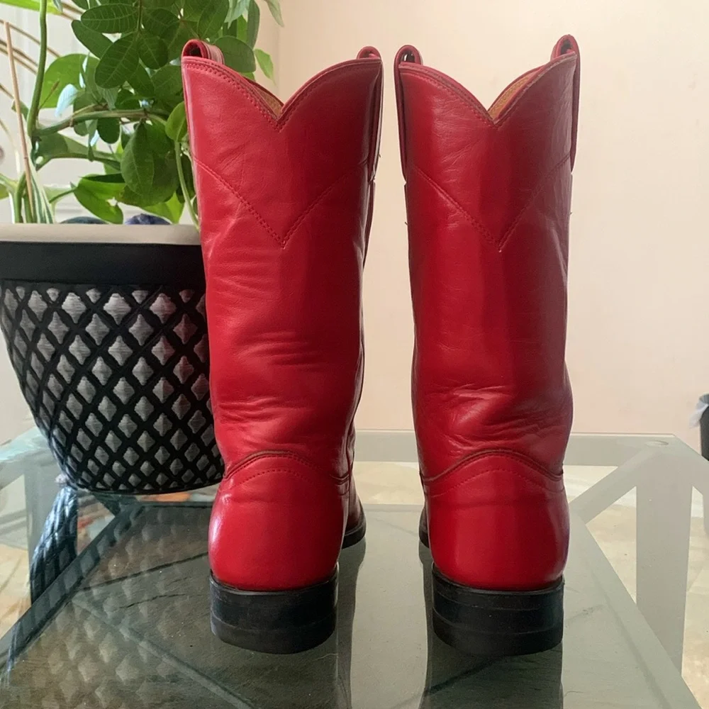 RARE🔥Vintage JUSTIN Western Roper Boots